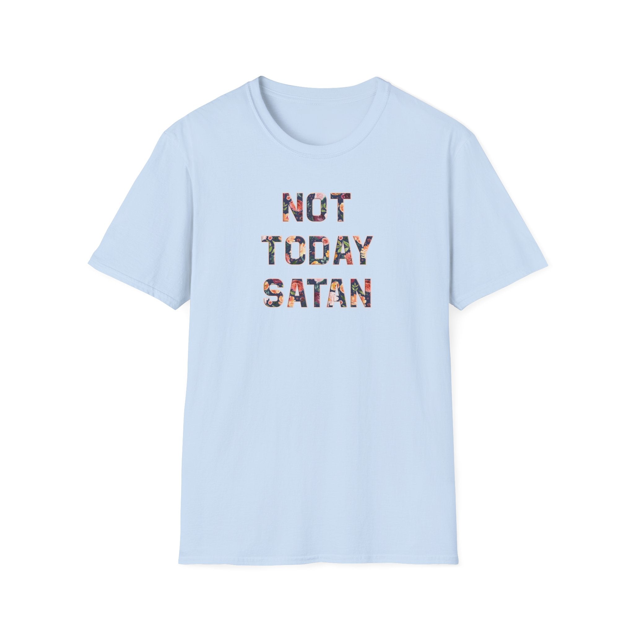 Not Today Satan Unisex Softstyle T-Shirt