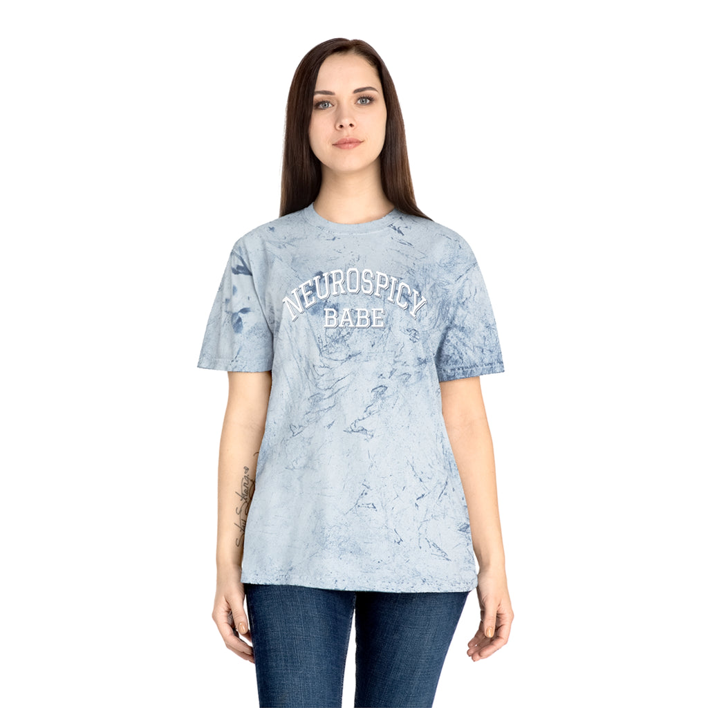 NEUROSPICY BABE Tie-Dye T-Shirt | Neurodivergent Tee