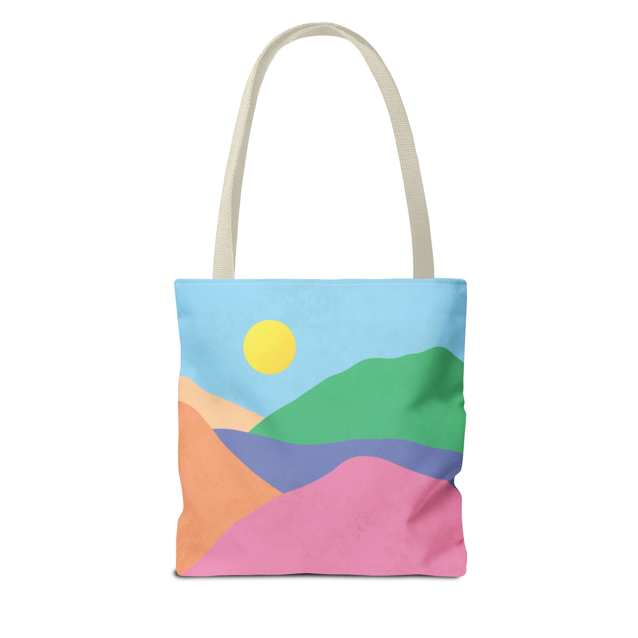 Mountain Desert Pastel Tote Bag