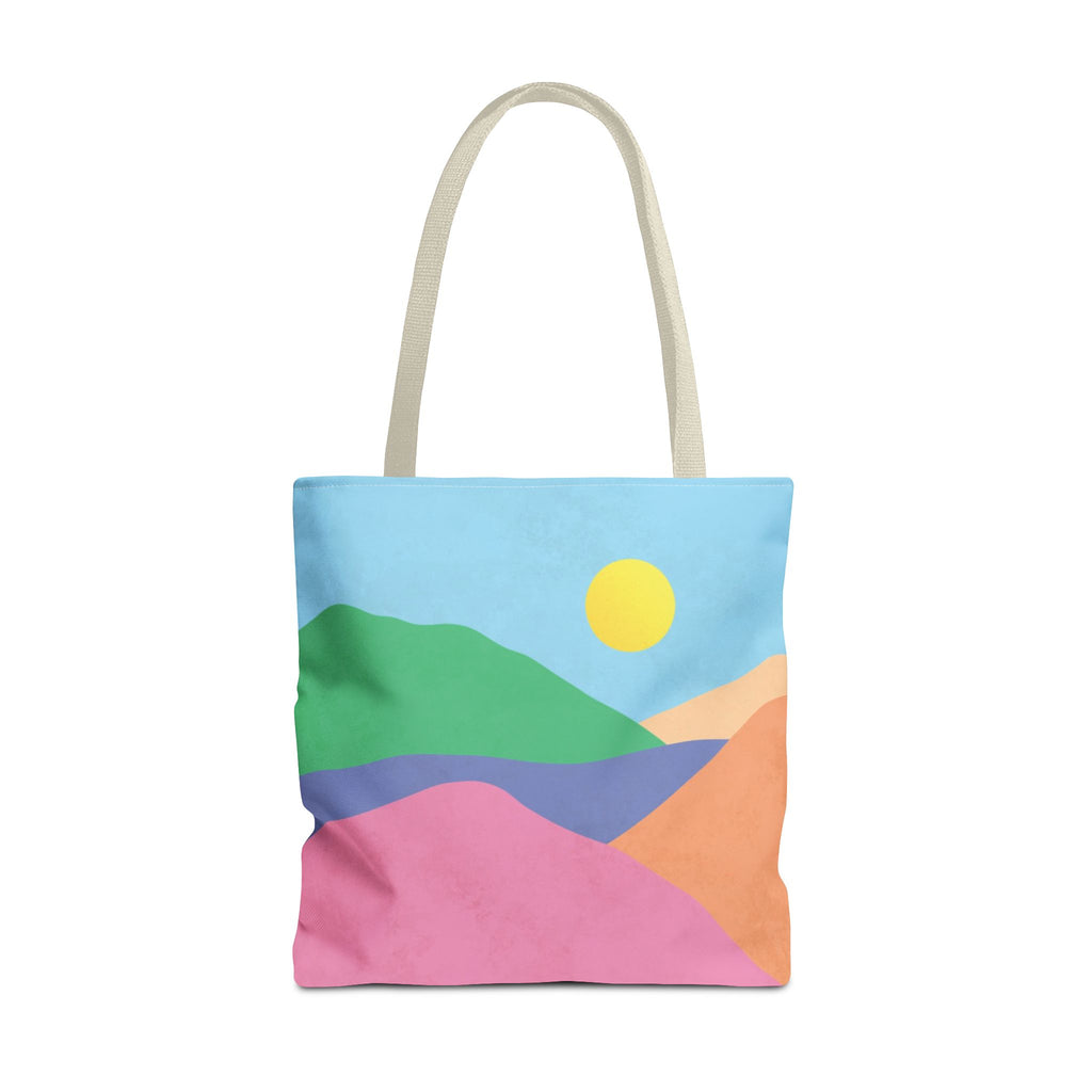 Mountain Desert Pastel Tote Bag