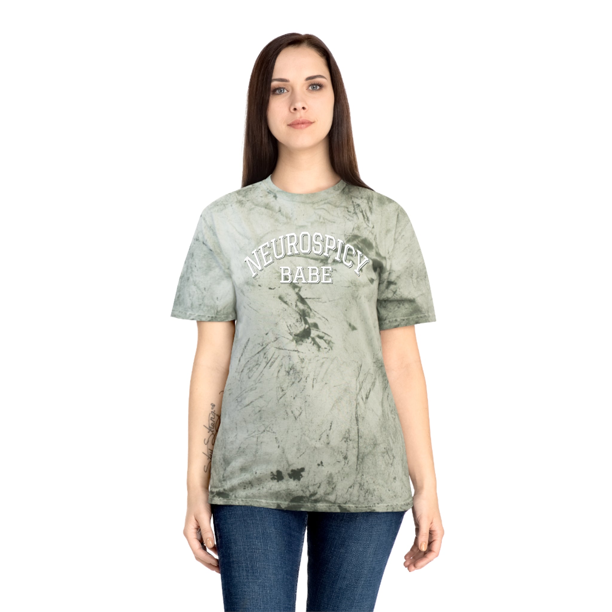 NEUROSPICY BABE Tie-Dye T-Shirt | Neurodivergent Tee