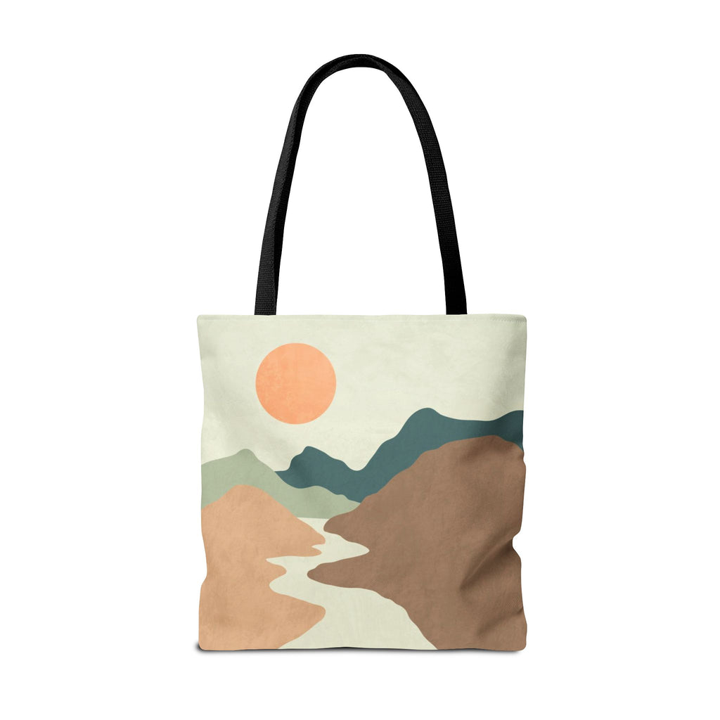 Muted Desert Tote Bag | Abstract Desert Landscape