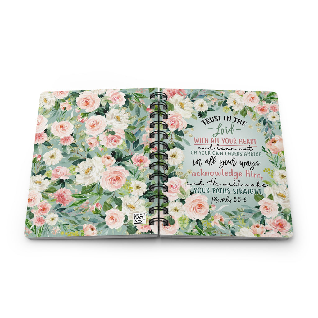 Proverbs 3:5-6 Trust in the Lord Spiral Journal