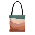 Abstract Boho Hills Terracotta Tote Bag