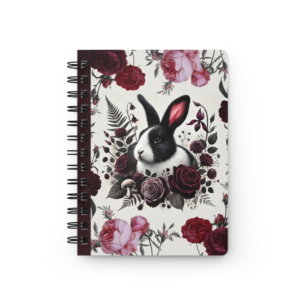 Gothic Cottagecore Journal features a Black Dutch rabbit design