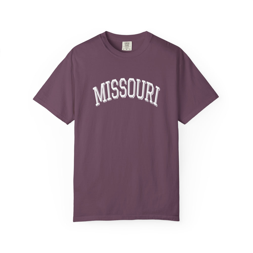 Midwest Missouri state pride t-shirt in Comfort Colors Tee Berry