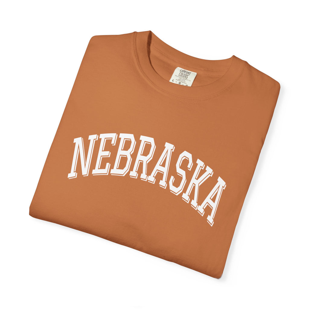 Folded Nebraska graphic shirt casual everyday wear