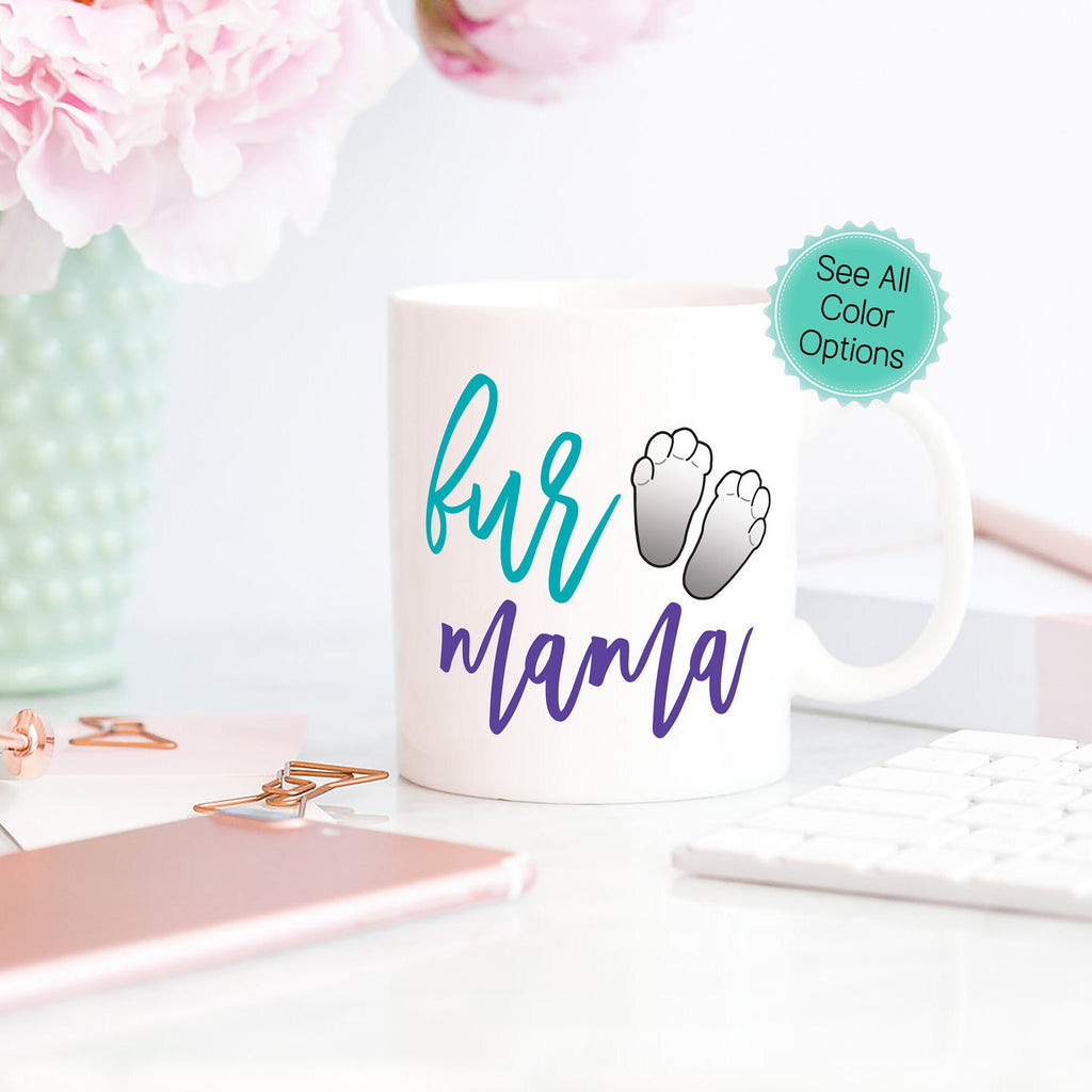 Fur Mama, Bunny Mama, Crazy Bunny Lady Mug, Bunny Mom, Gift for Bunny Mom, Gift for Cat Mom, Gift for Dog Mom, Crazy Bunny Mama, Pet Mug
