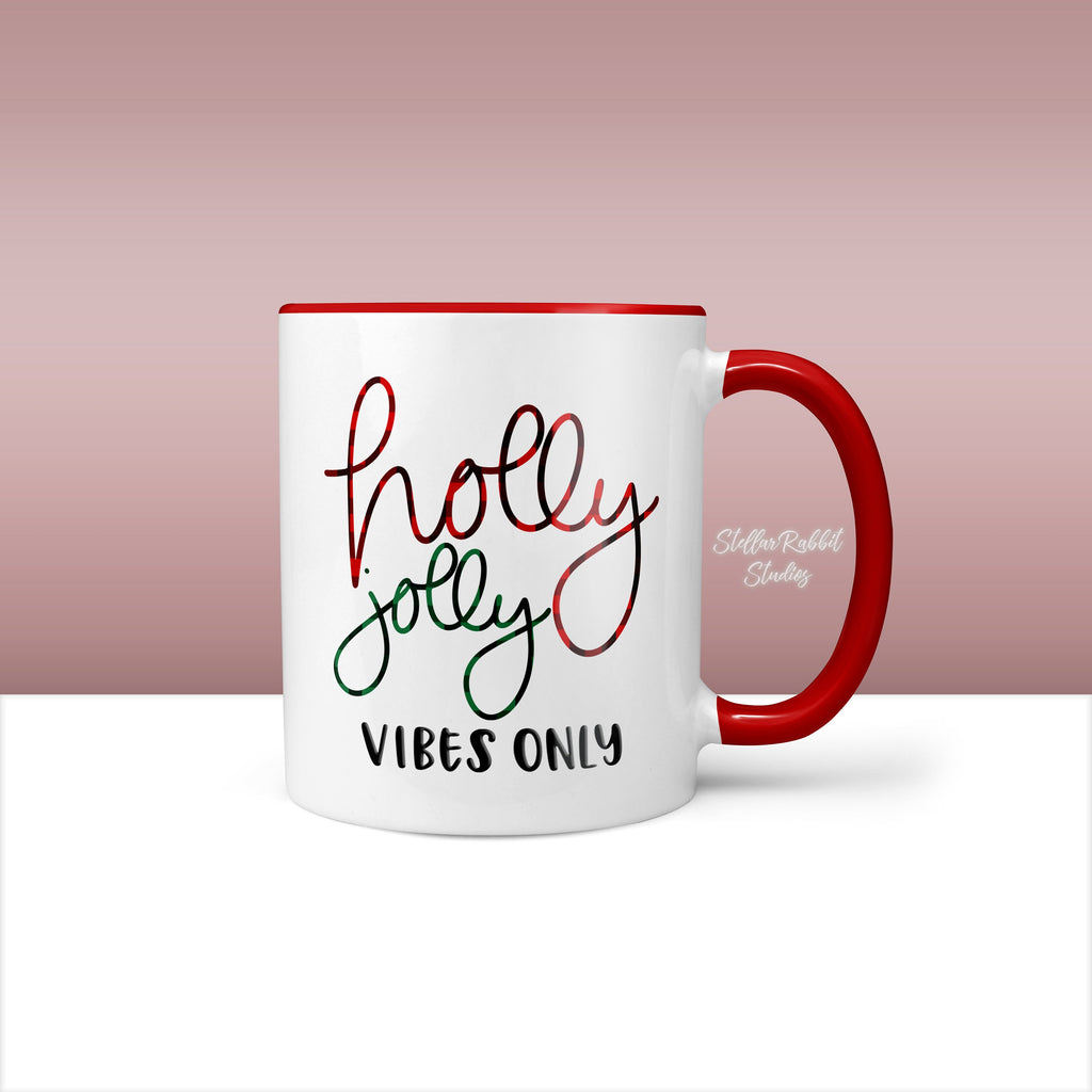 Christmas Gift Mug, Holly Jolly Coffee Mug, Watch CHRISTMAS MOVIES All Day, Buffalo Plaid Coffee Mug, Christmas Coffee Mug, Christmas Gift
