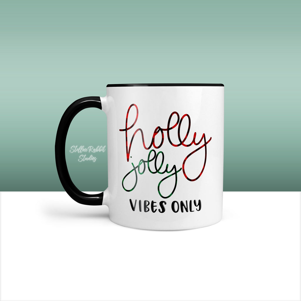 Christmas Gift Mug, Holly Jolly Coffee Mug, Watch CHRISTMAS MOVIES All Day, Buffalo Plaid Coffee Mug, Christmas Coffee Mug, Christmas Gift