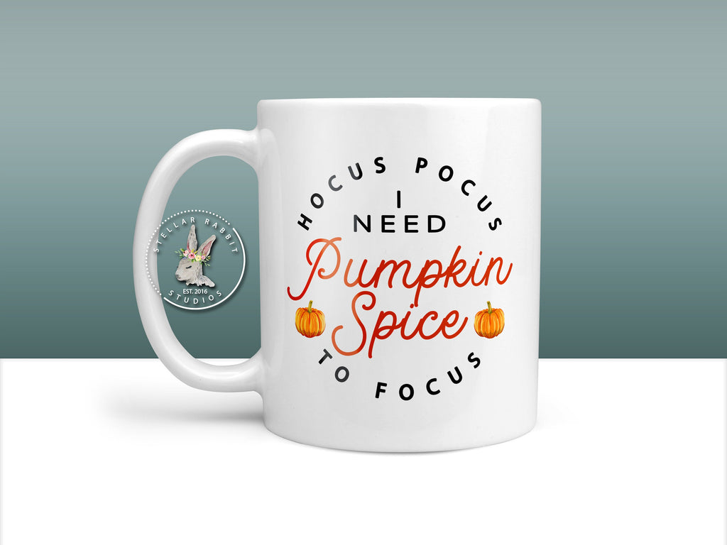 Hocus Pocus I Need Coffee To Focus Mug, Glorious Morning Makes Me Sick, Hocus Pocus Mug, HOCUS POCUS I need Pumpkin Spice To Focus, Fall Mug