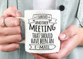 I Survived Another Meeting That Should Have Been An Email, Meeting Mug, Funny Coffee Mug, Office Mug, Work Mug, Co-worker Gift, Boss Gift