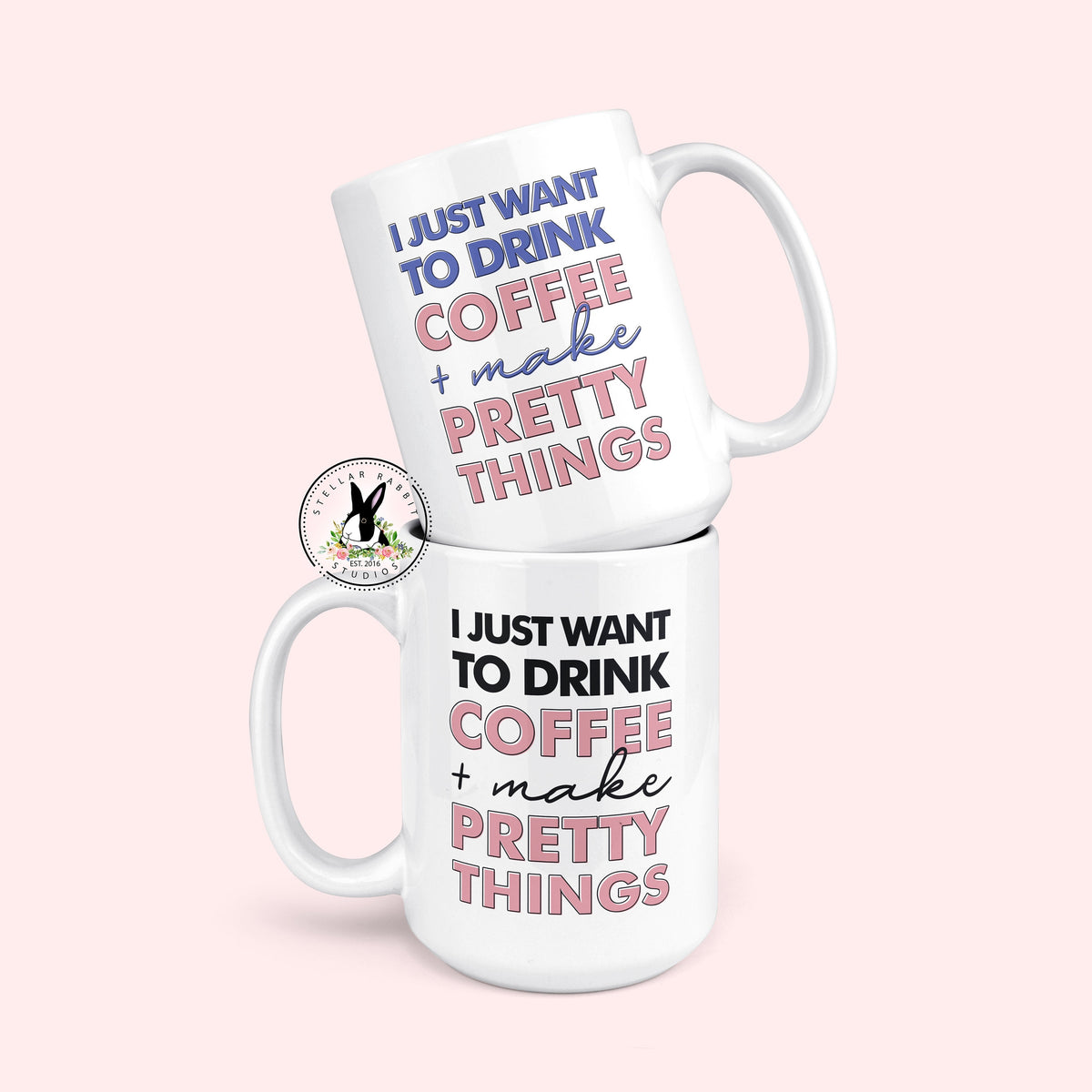 Pumpkin Spice Mug, Makers Coffee Mug, I Just Want To DRINK COFFEE And Make PRETTY Things, Make Pretty Things Mug, Fall Coffee Mug, Crafter
