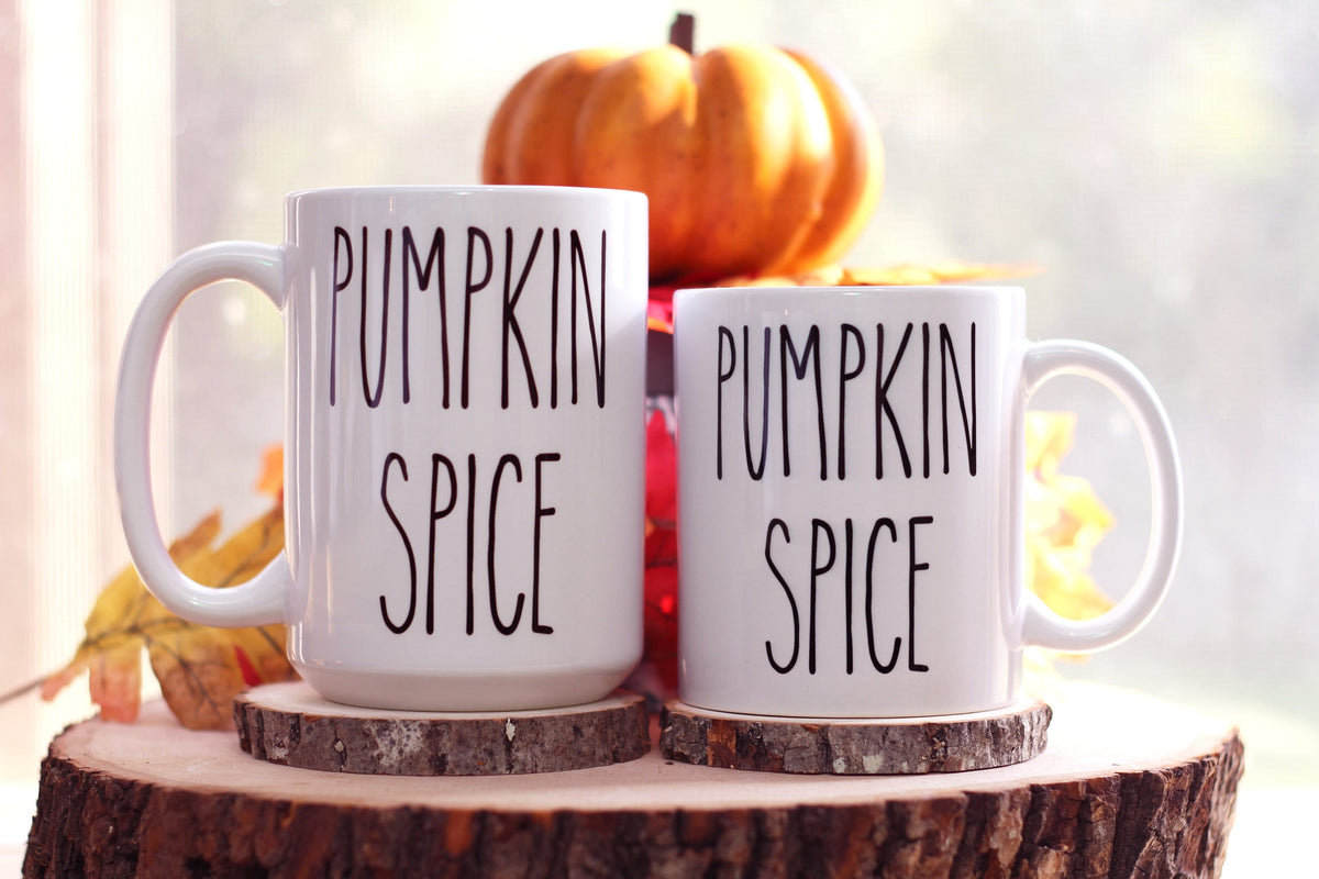 BUT FIRST PUMPKIN Spice, Farmhouse Mug, Pumpkin Spice Mug, Fall Coffee Mug, Pumpkin Latte, Custom Coffee Mug, Dunn Inspired, Farmhouse Decor