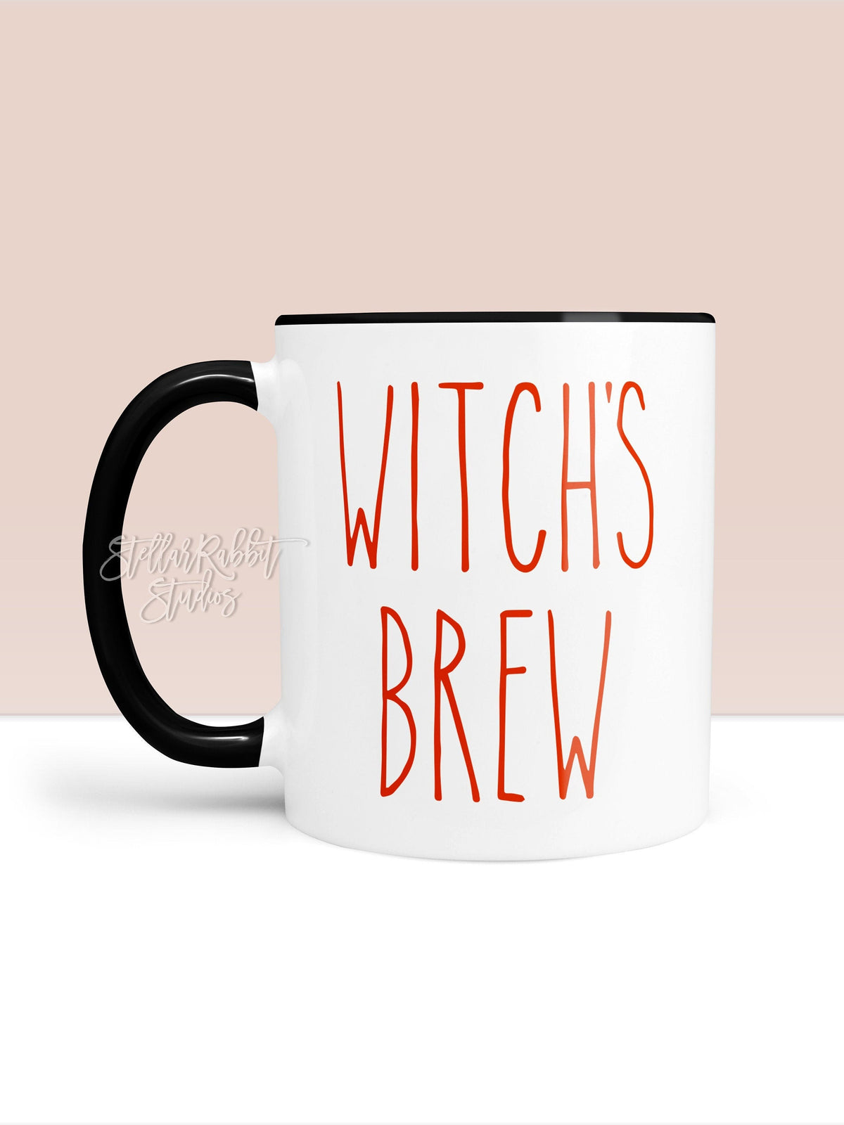 WITCH'S BREW Mug, Rae Dunn Inspired, Halloween Mug, Hocus Pocus, Fall Mug, Pumpkin Mug, Farmhouse Style Mug, Pumpkin Latte, Ghost Mug, Boo