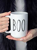 BOO Mug, Halloween Mug, Hocus Pocus, Fall Mug, Dunn Inspired, Pumpkin Mug, Farmhouse Style Mug, Pumpkin Latte, Ghost Mug, Spooky