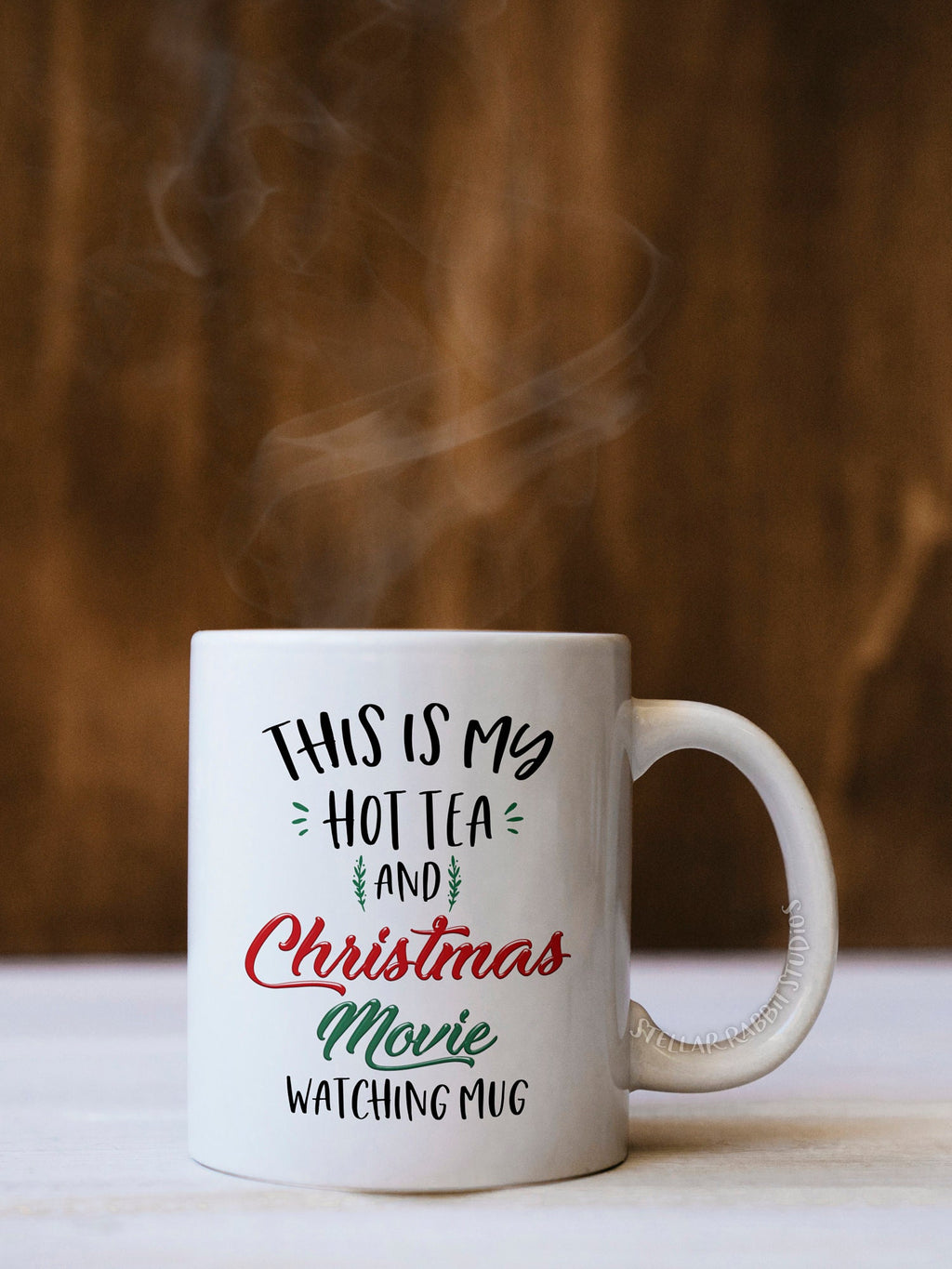 This Is my HOT TEA And CHRISTMAS Movie Watching Mug, Christmas Movie Watching Mug, Hot Tea Mug, Christmas Coffee Mug, Custom Coffee Mug, Tea