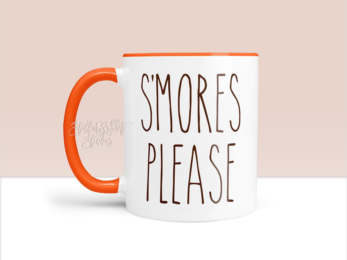 S'MORES PLEASE Mug, Farmhouse Style Mug, Pumpkin Spice Mug, Fall Coffee Mug, SMORES Mug, Pumpkin Latte, Custom Coffee Mug, Dunn Inspired Mug