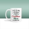 This Is my PEPPERMINT MOCHA And CHRISTMAS Movie Watching Mug, Christmas Movie Watching Mug, Custom Coffee Mug, Christmas Mug, Hot Cocoa Mug