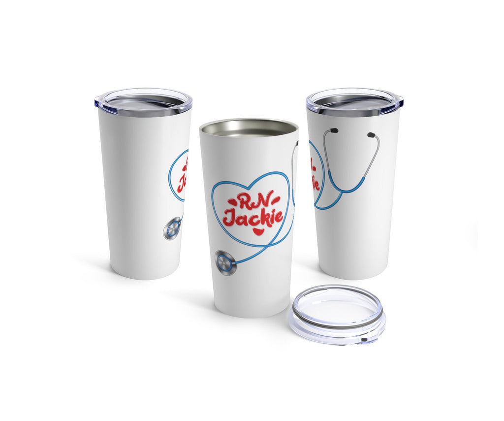 Nurse TUMBLER, Doctor Tumbler, 20 oz Tumbler, Stainless Steel Tumbler, Personalized Nurse Gift, Nurse Coffee Cup, Dr. Tumbler, Doctor Gift