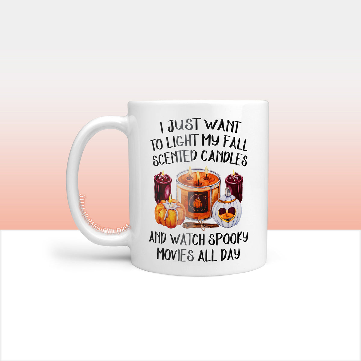 Fall Candles Mug, Light My FALL SCENTED CANDLES, Read Books All Day, Hygee Mug, Fall Scented Candles, Basic Fall Mug, Pumpkin Spice & Books
