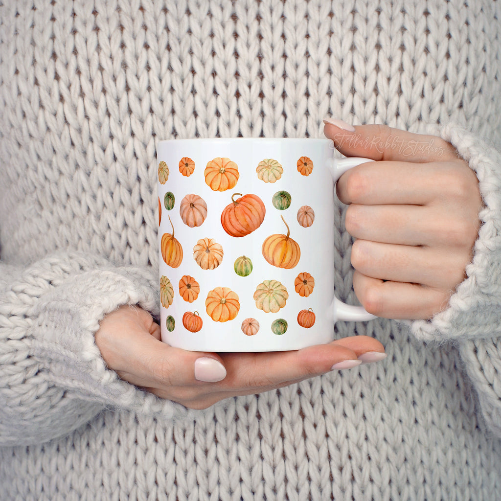 PUMPKIN Coffee Mug, Pumpkin Spice Mug, Fall Mug, Coffee Cup, Pumpkin Mug, Pumpkins, Sweater Weather Mug, Cuddle Weather, Gourd Coffee Mug