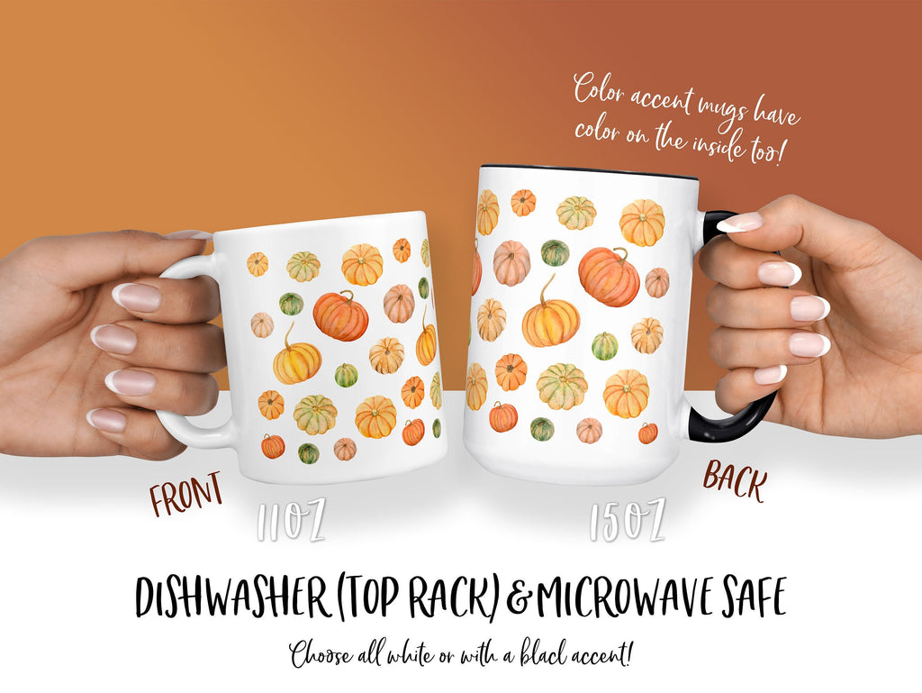 PUMPKIN Coffee Mug, Pumpkin Spice Mug, Fall Mug, Coffee Cup, Pumpkin Mug, Pumpkins, Sweater Weather Mug, Cuddle Weather, Gourd Coffee Mug