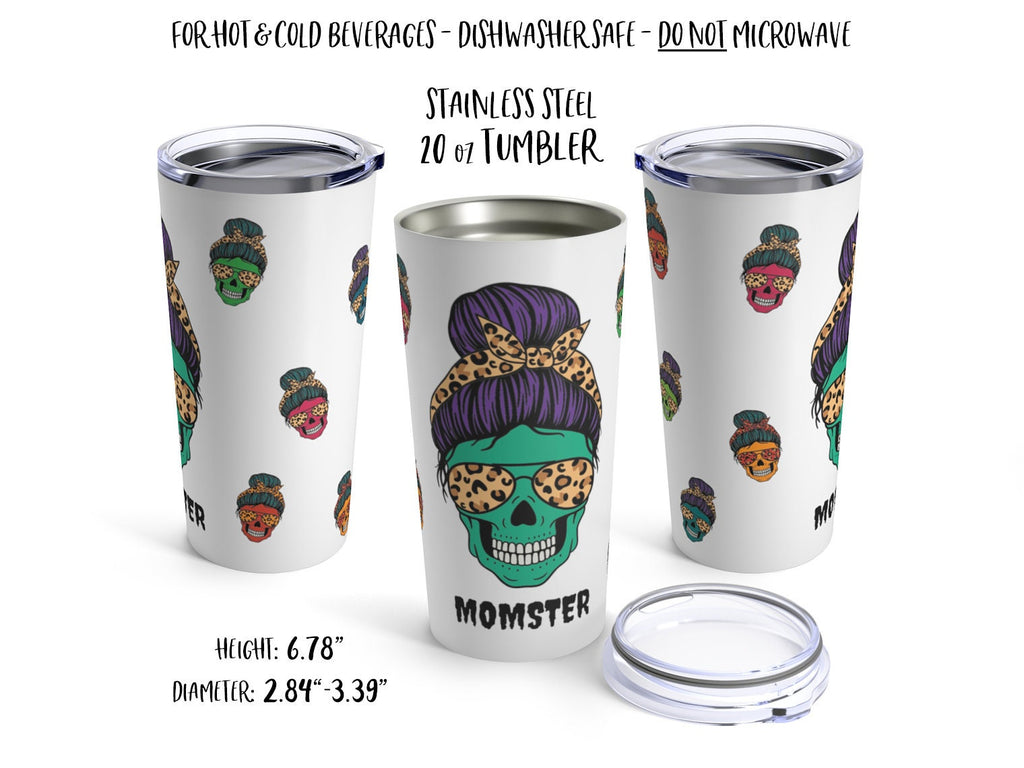 MOMSTER Coffee Mug, MOMSTER, Fall Coffee Mug, Skull Mom Mug, Pumpkin Spice Mug, Skull Coffee Mug, Skellington Mug, Mom Mug, Fall Mom Mug