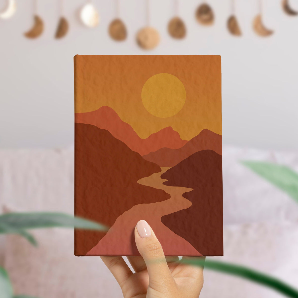 Desert Sunset JOURNAL, Desert Stream Notebook, Fall Journal, Notebook, Custom Notebook, Personalized Notebook, Desert Print, Sunset Notebook